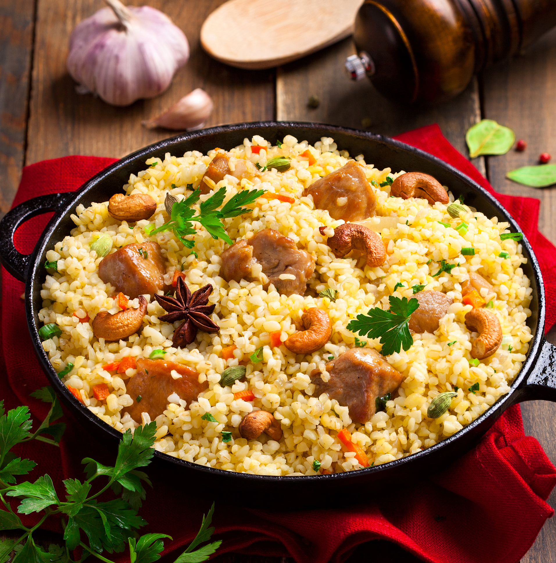Bulgur w daniach gotowych